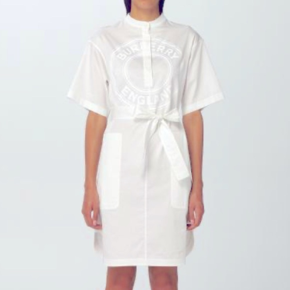 Burberry White Shirt Dress US Size 4
